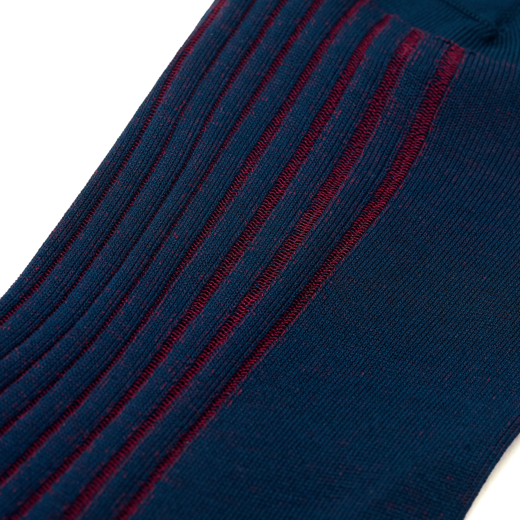 Marineblau & Bordeaux - Fil d'Écosse Baumwolle
