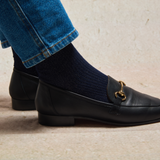 Bleu marine - Argenté - Coton