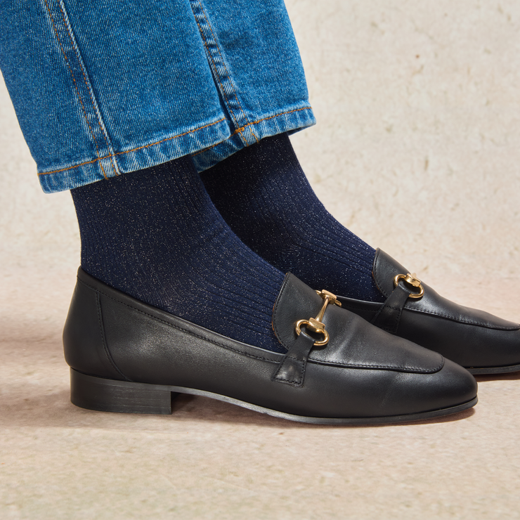 womens navy blue dress socks Basic Socks – Brandy Melville main image 1