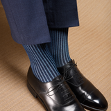 Marine & Bleu ciel - Fil d'Écosse