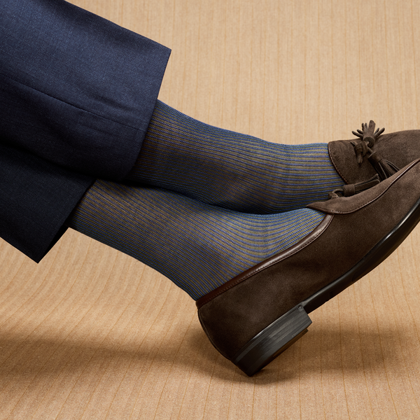 カーキグリーン＆ミッドナイトブルー – コットンリスル