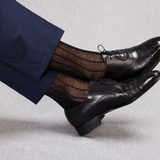 Black with Stripes - Cotton Veil