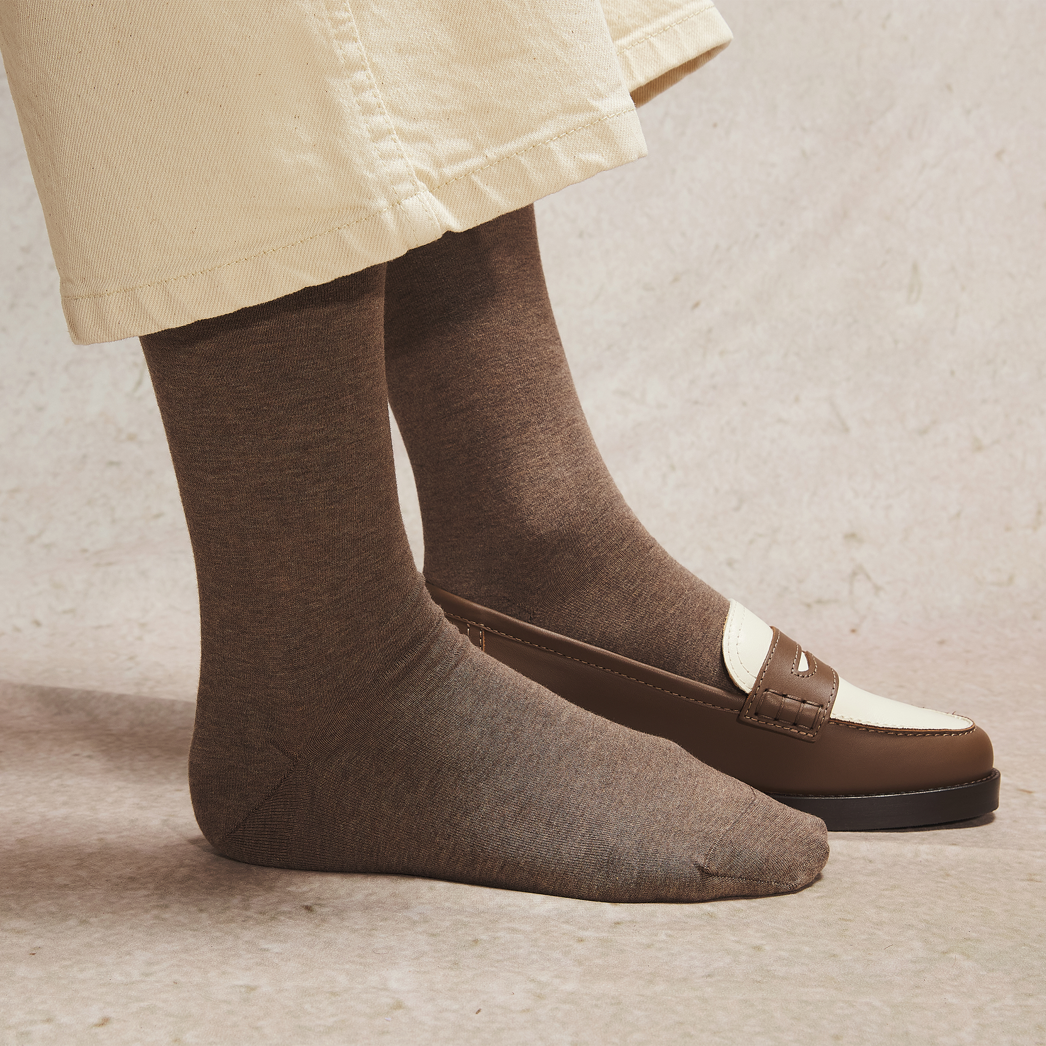 Taupe - Supersoft-Baumwolle