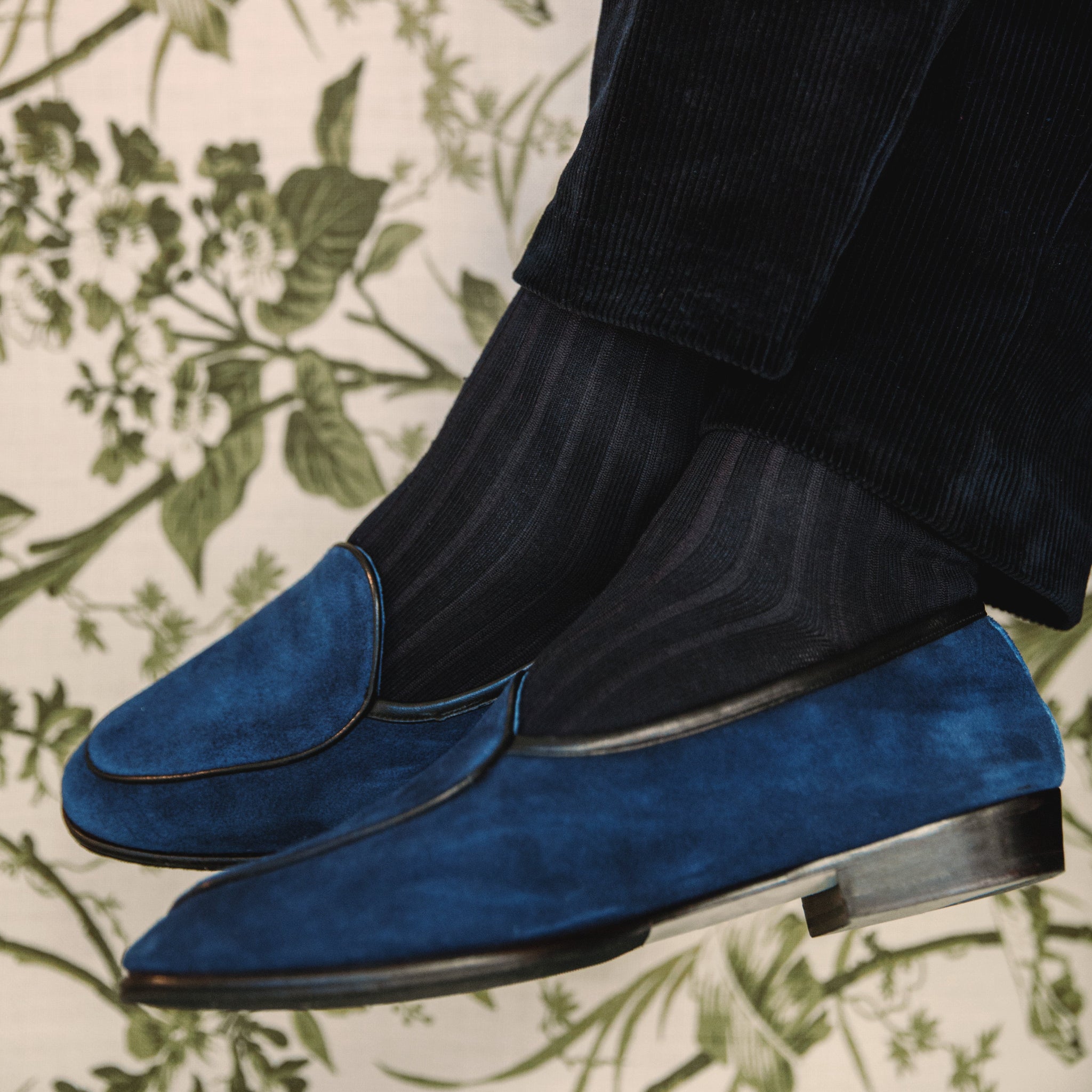 Marineblau - Super-Solid Fil d'Écosse Baumwolle