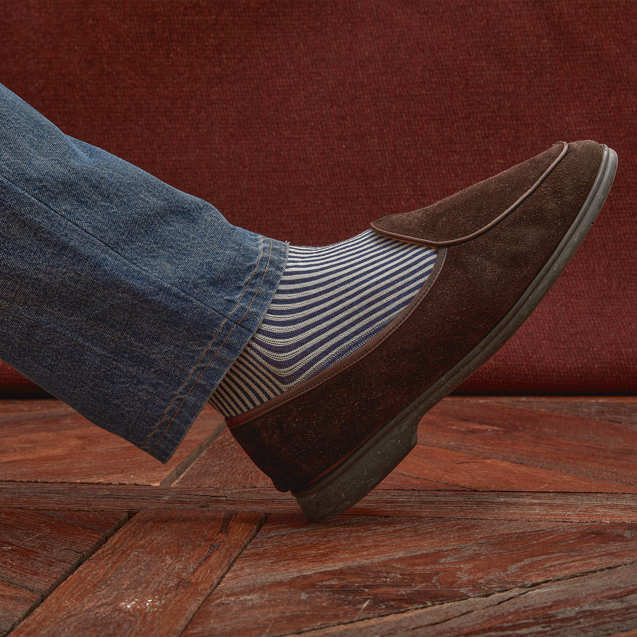 Jeans & Sneakers - Liegestuhl - Super-Solid Fil d'Écosse Baumwolle
