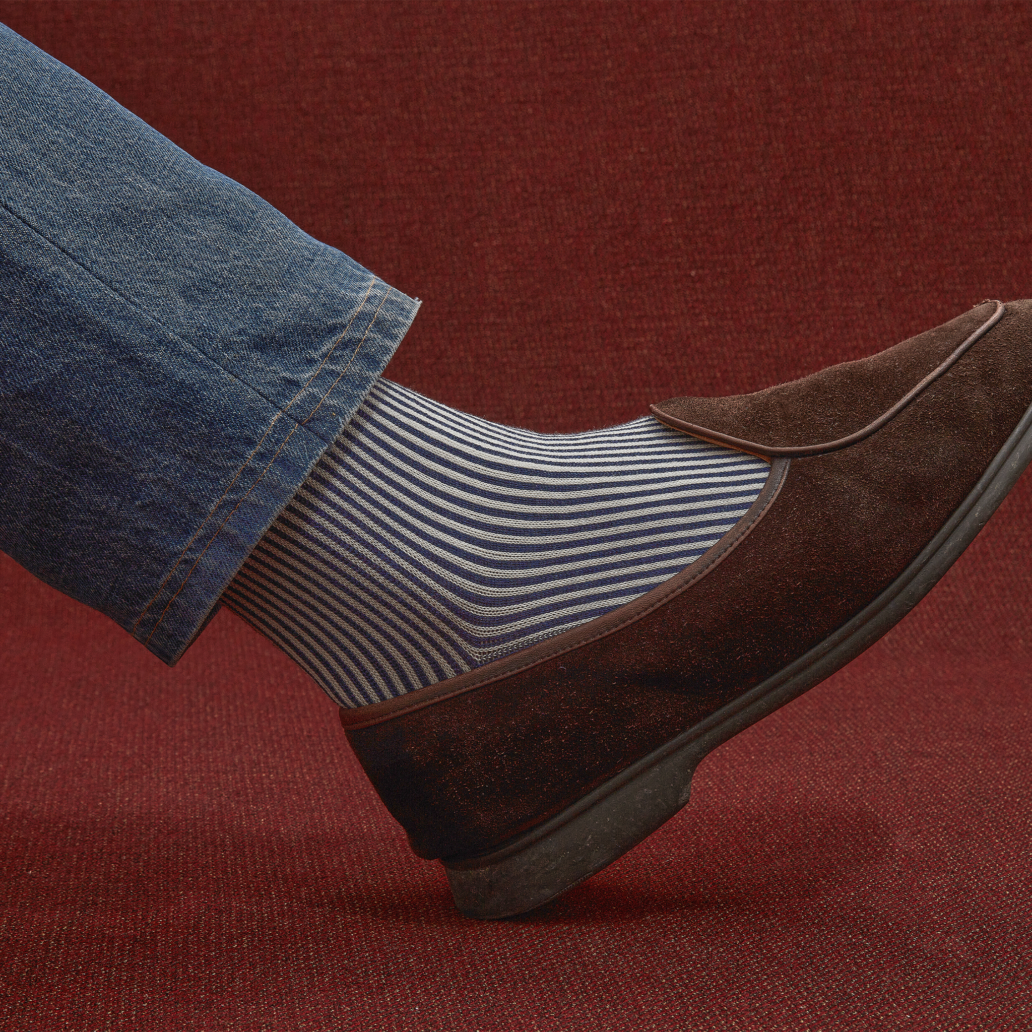 Jeans & Sneakers - Liegestuhl - Super-Solid Fil d'Écosse Baumwolle