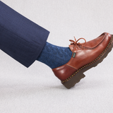 Bleu acier - Torsades - Super-solide Laine