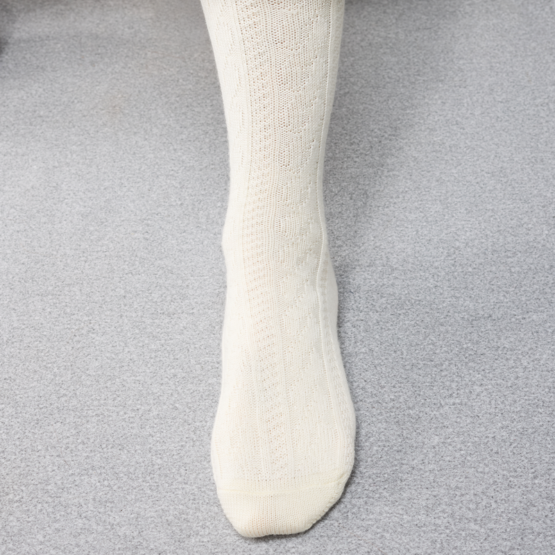 Blanc crème - Torsades - Super-solide Laine