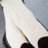 Blanc crème - Torsades - Super-solide Laine