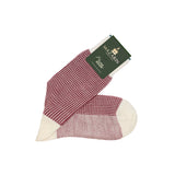 Neige & Grenat - Pied-de-poule - Super-solide Laine