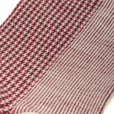 Neige & Grenat - Pied-de-poule - Super-solide Laine