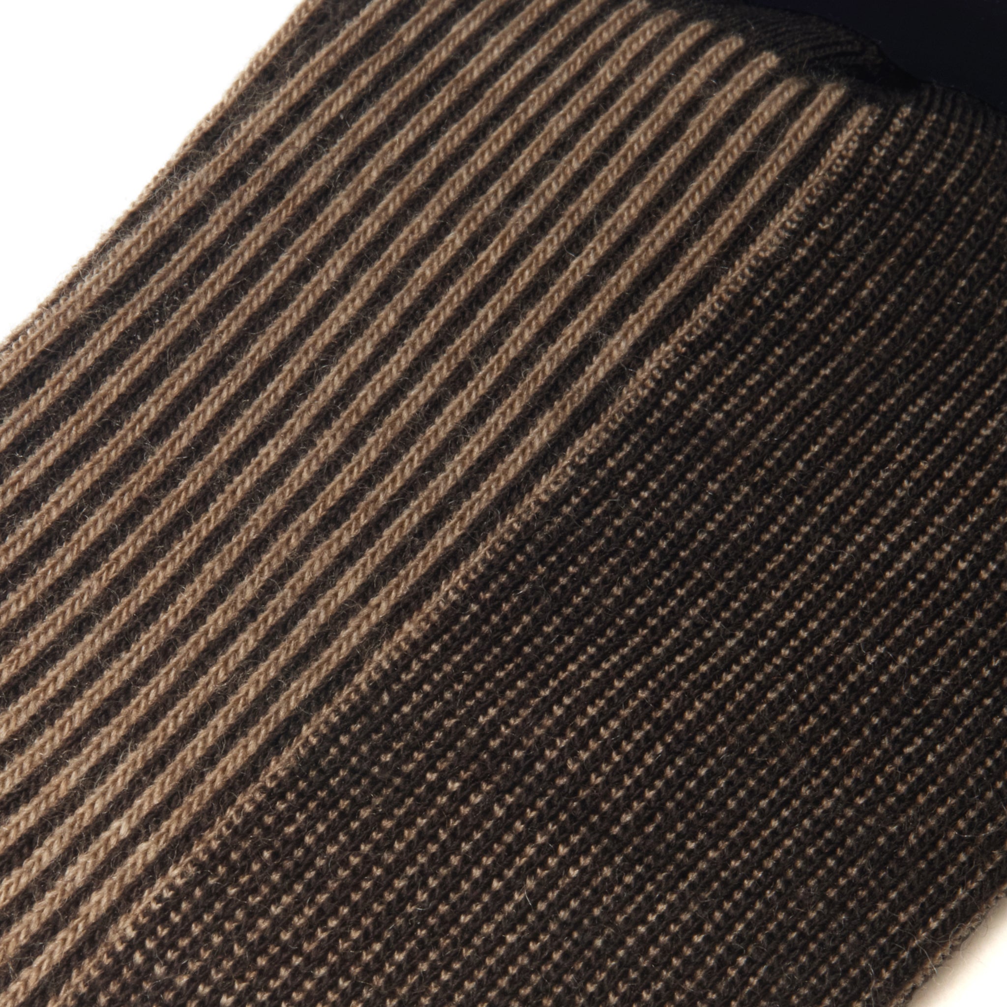 Braun & Beige - Liegestuhl - Super-Solid Wolle