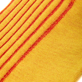 Yellow & Red - Cotton Lisle