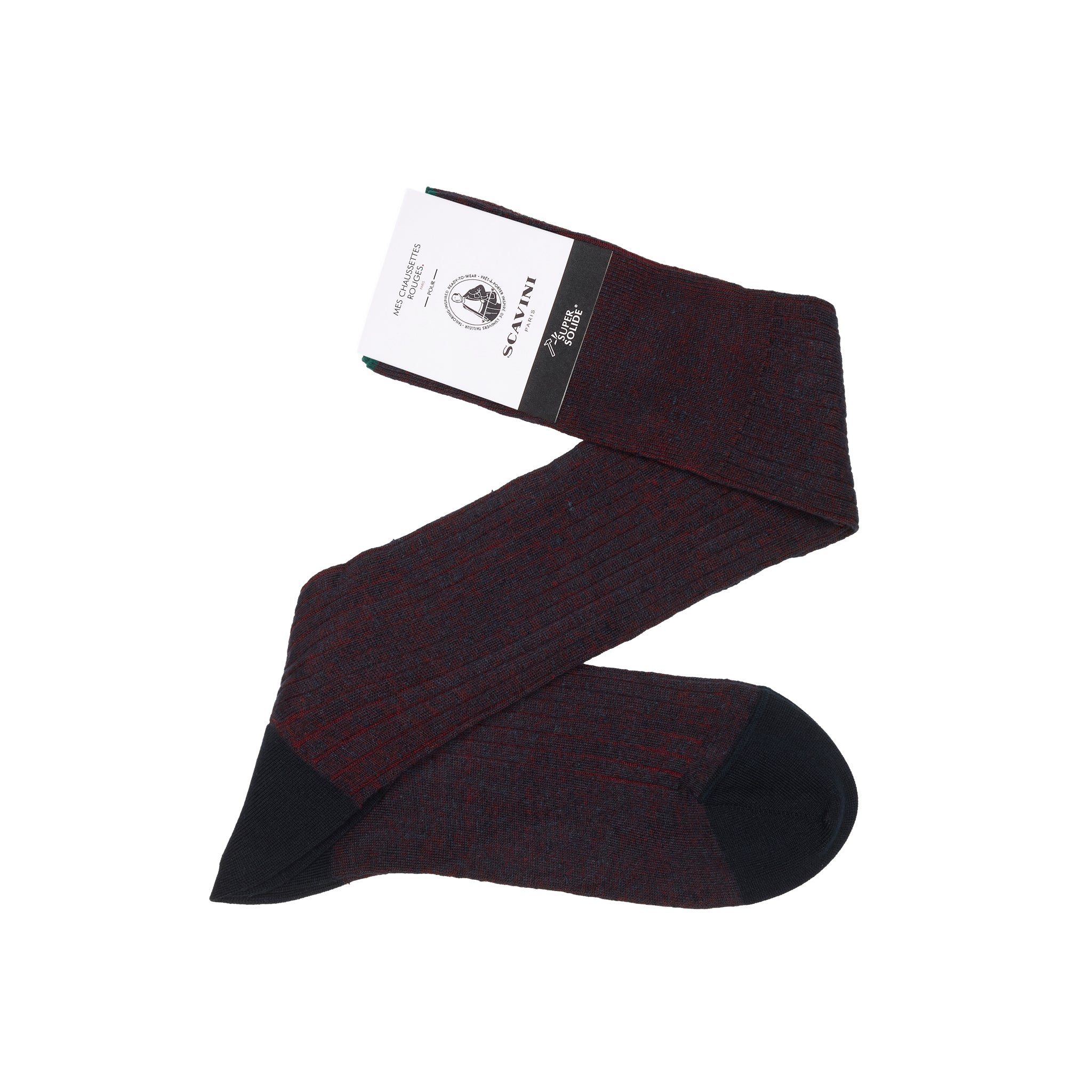 Marineblau & Rot – Leinen – Mazarin X Scavini