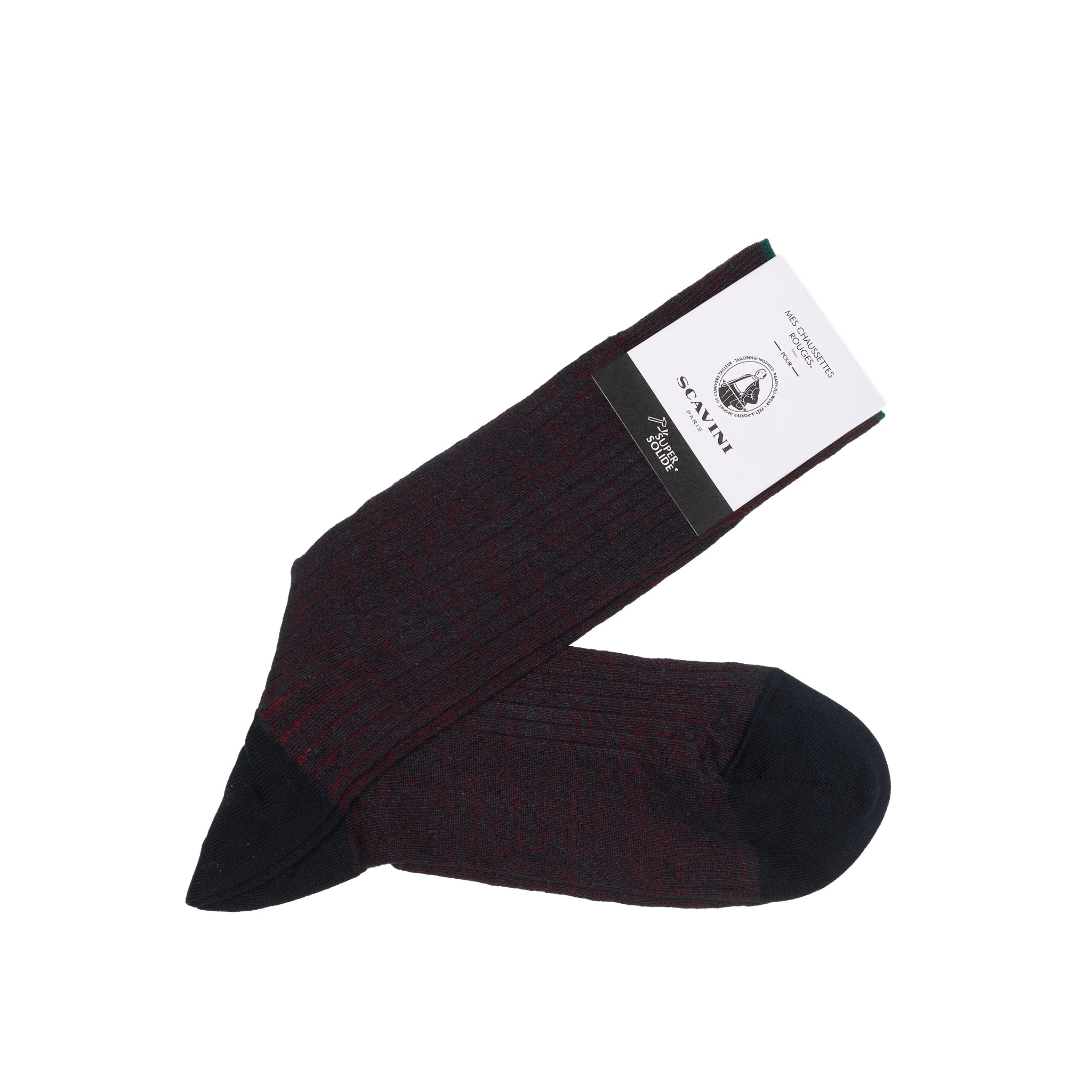Marineblau & Rot – Leinen – Mazarin X Scavini