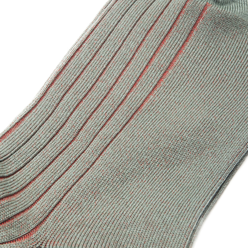 Mint & Red - Super-Durable Cotton Lisle
