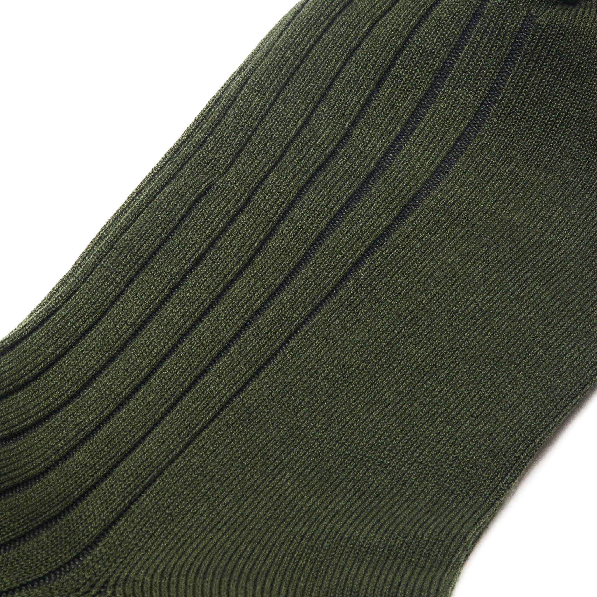 Khaki & Marineblau - Super-Solid Fil d'Écosse Baumwolle