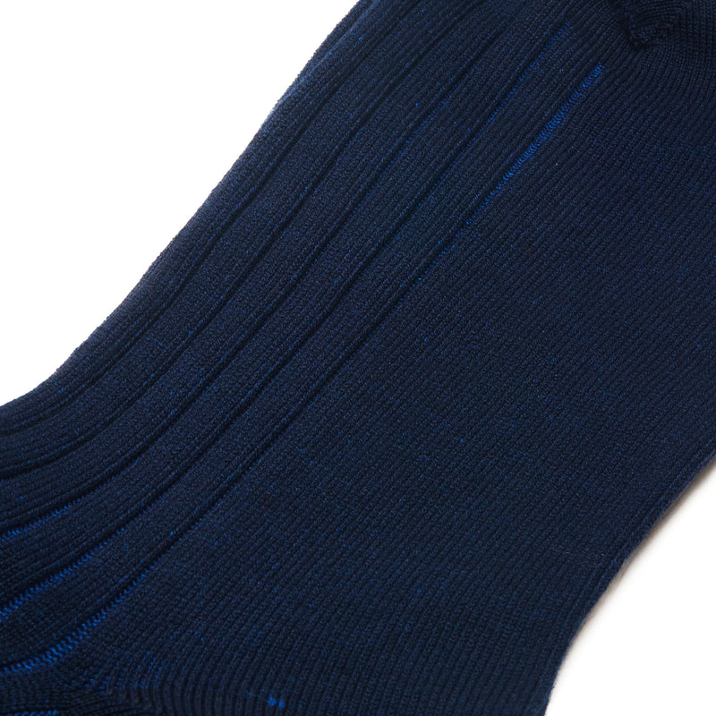Navy Blue & Royal Blue - Super-Durable Cotton Lisle