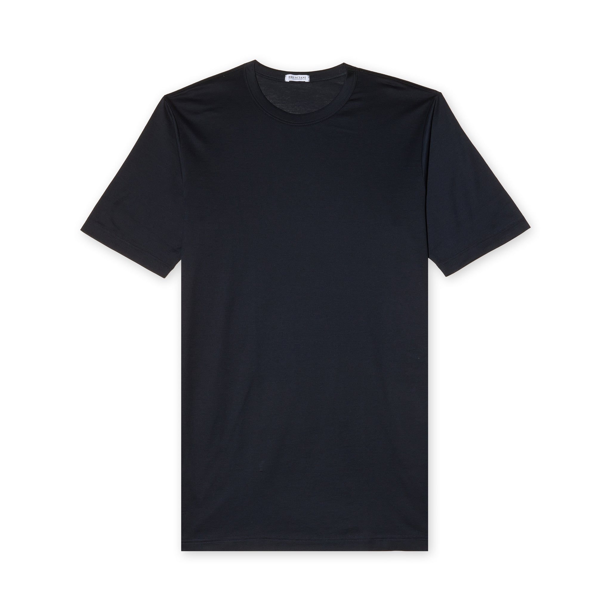 T-shirt col rond - Blau - Baumwolle