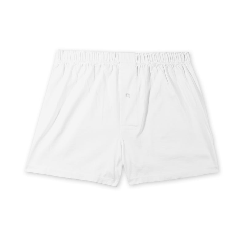 Caleçon Bresciani - Blanc - Coton Sea Island