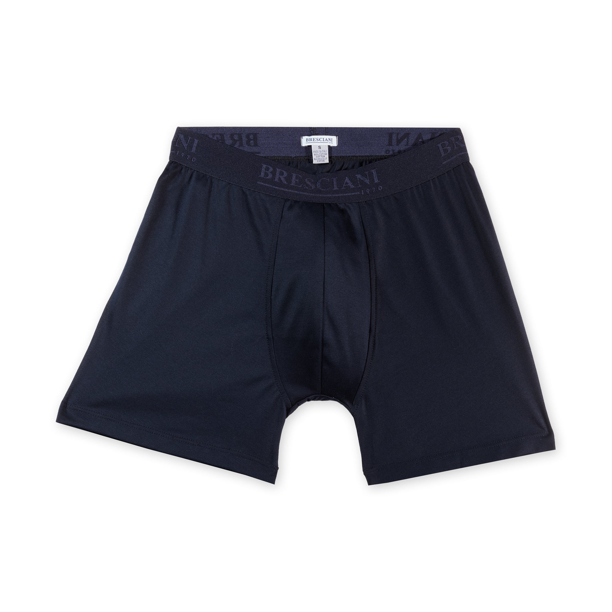 Boxer Bresciani - Blau - Baumwolle