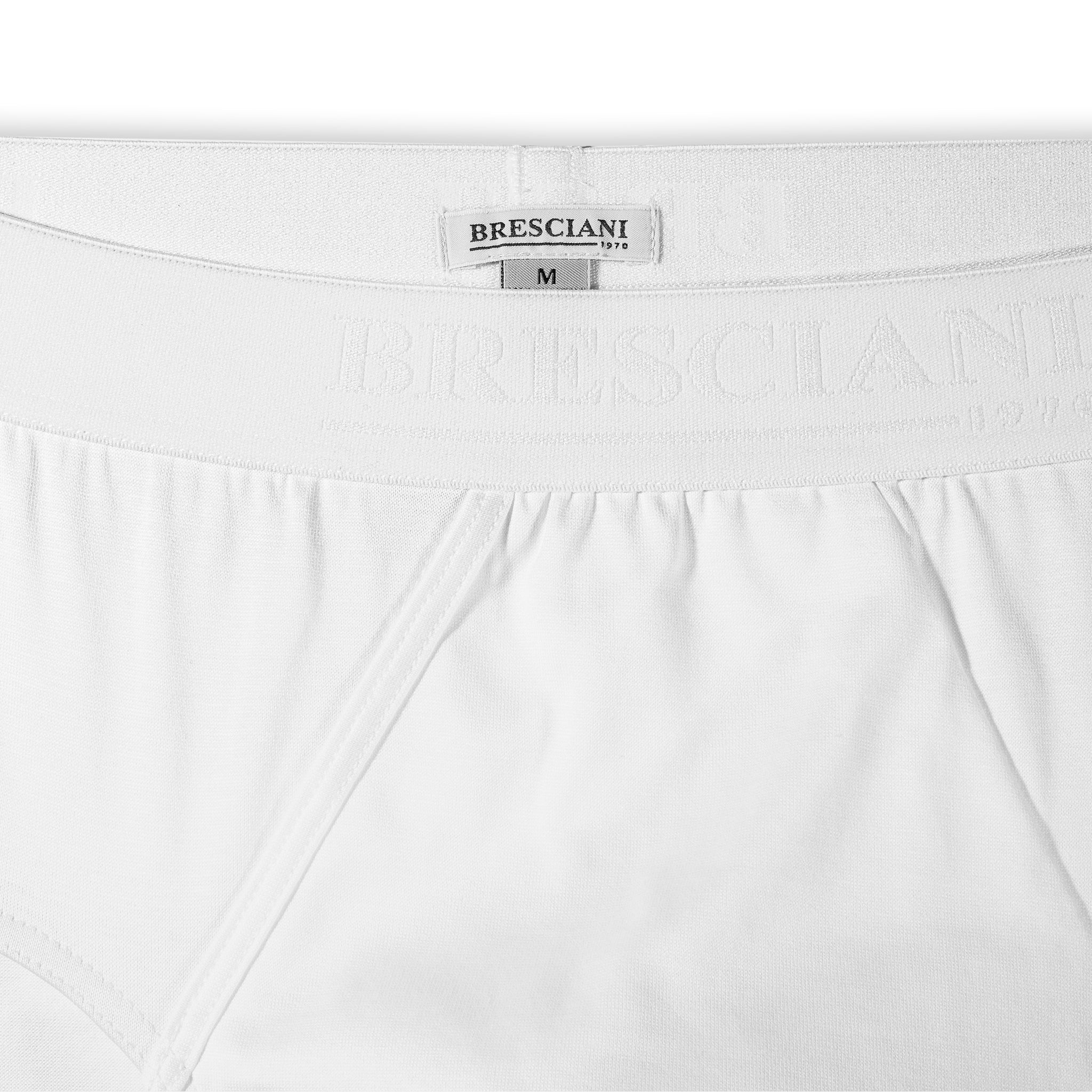 Slip - Blanco - Algodón - Bresciani