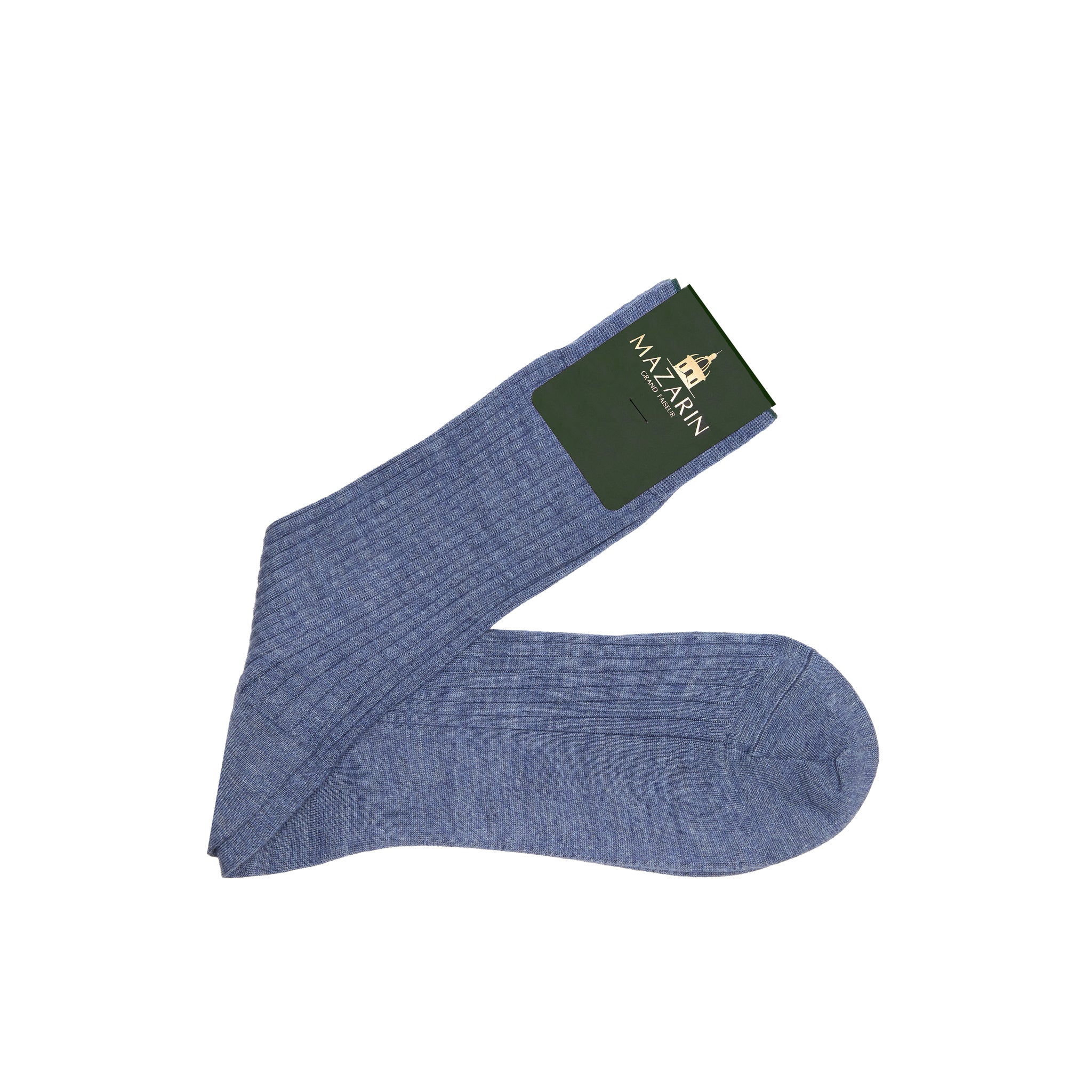Stahlblau - Kaschmir & Seide