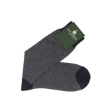 Azul marino y gris claro - Algodón