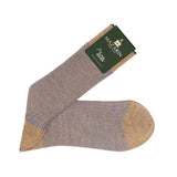 Beige & Royal blue - Wool