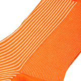 Orange & Beige - Deckchair Stripes - Cotton Lisle