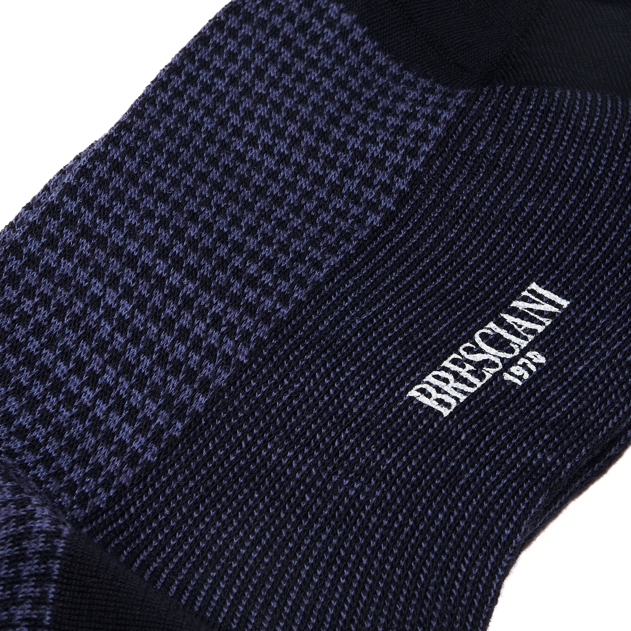 Marineblau & Stahl - Hahnentritt - Wolle