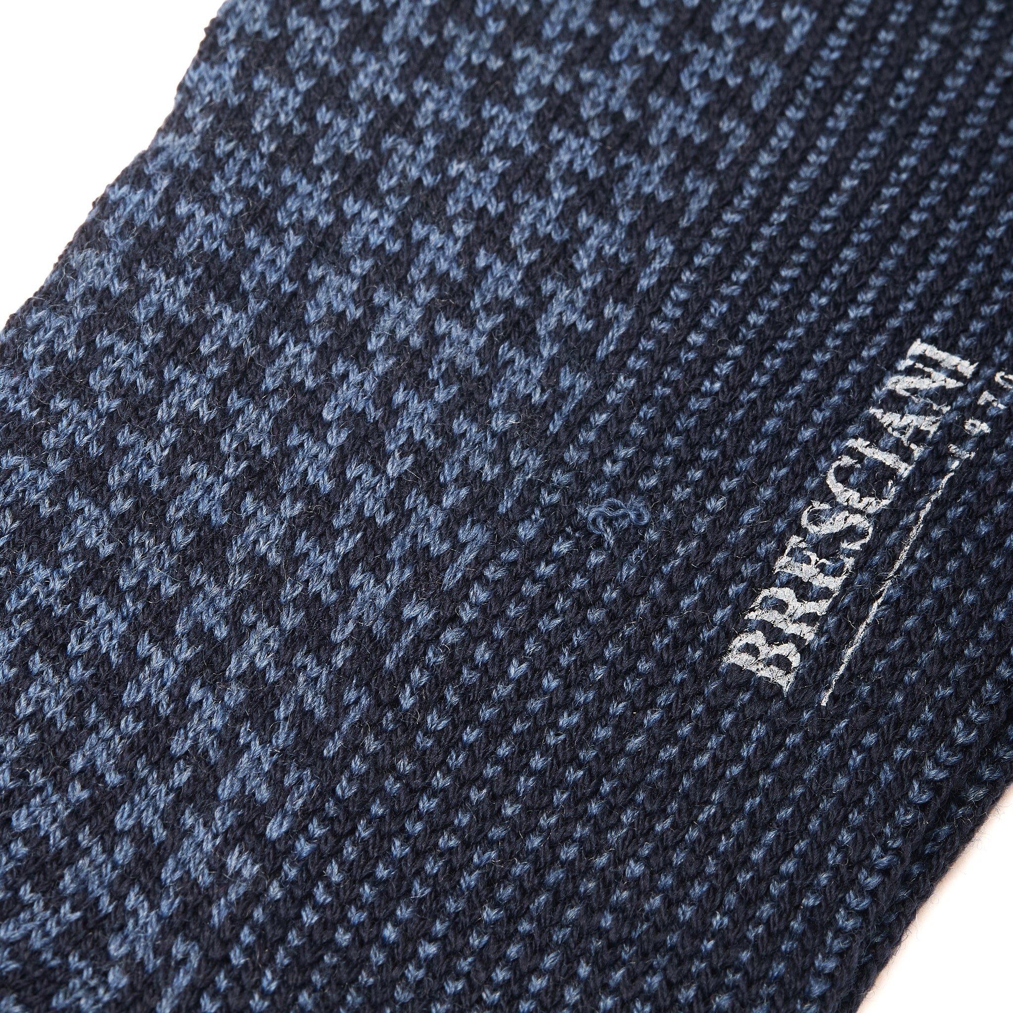 Marineblau & Kobaltblau - Hahnentritt - Wolle