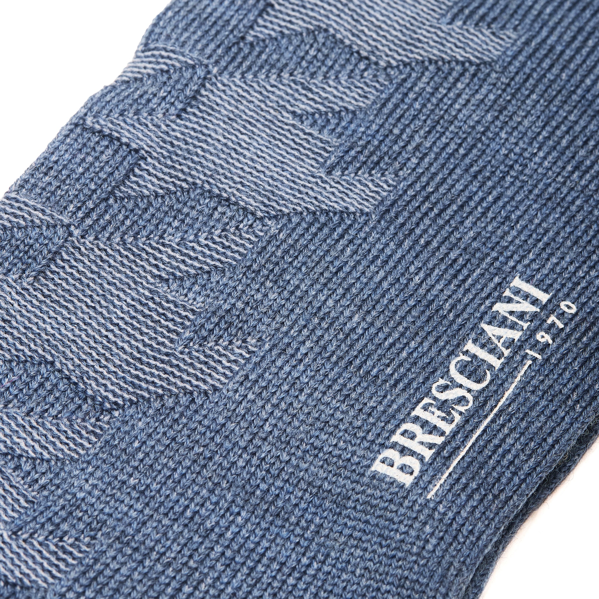 Blau & Hellblau - Hahnentritt XXL - Wolle
