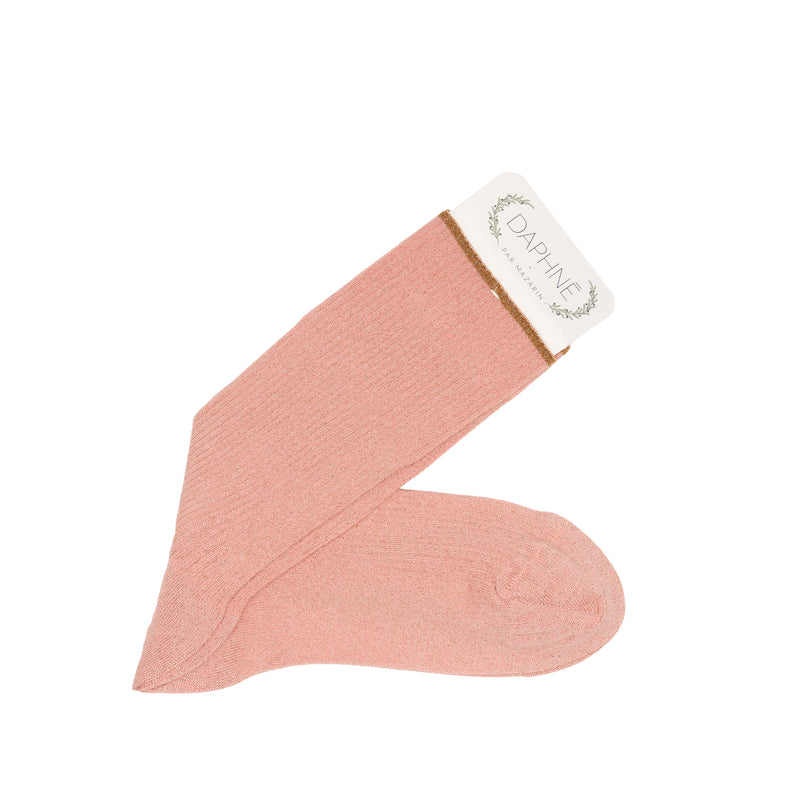 Powder pink - Gold - Cotton