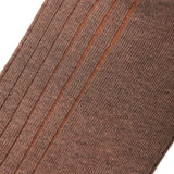 Taupe & Orange - Hilo escocés supersólido