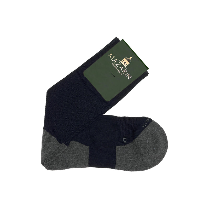 Navy & Grey - Cotton