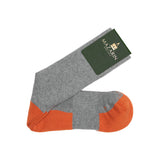 Grey & Orange - Cotton