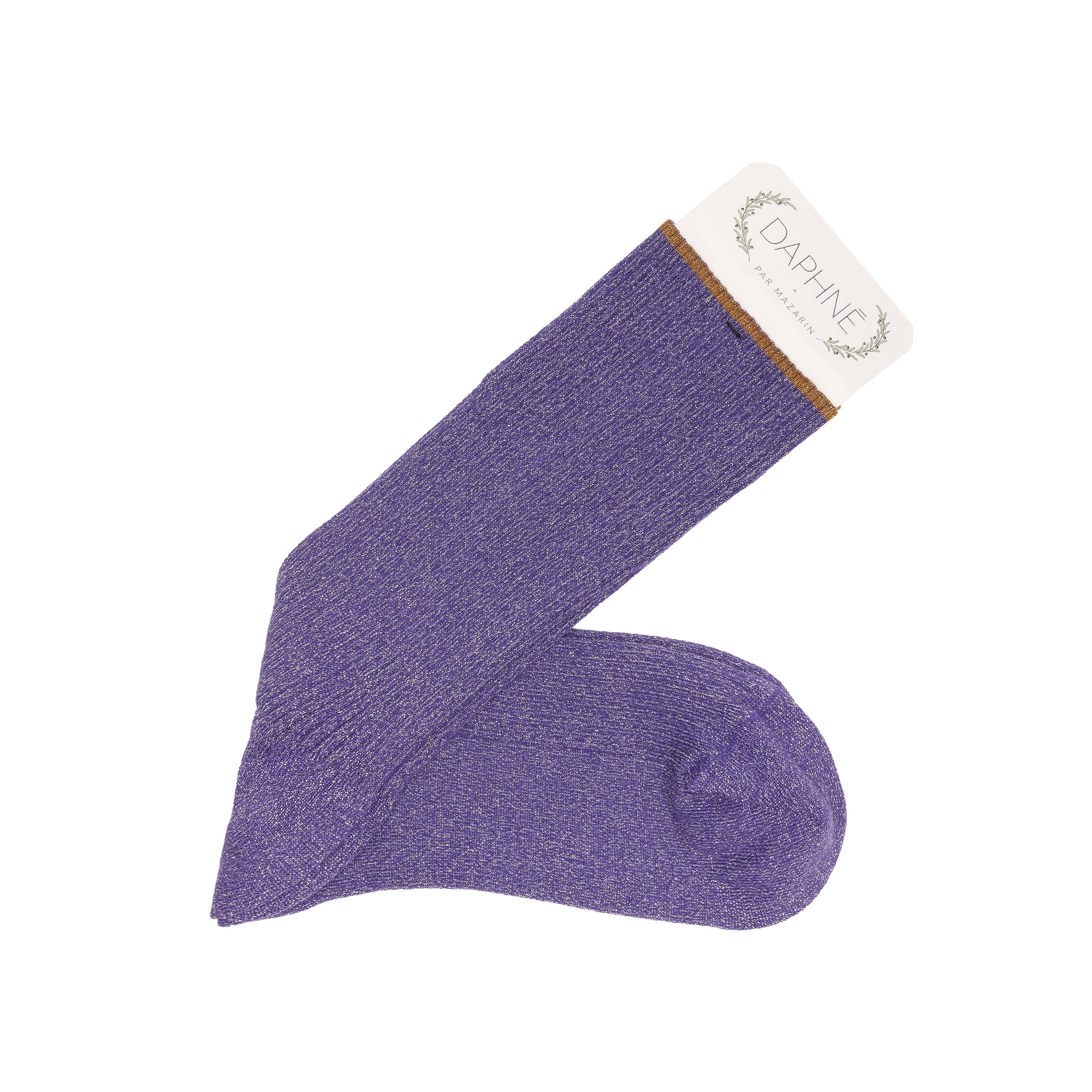 Hellviolett - Silber - Baumwolle