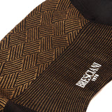 Brown & Dark Beige - Plaited - Wool