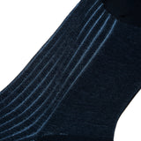 Navy Blue & Blue - Cotton Lisle