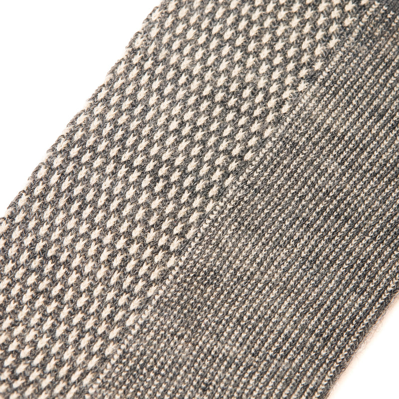 グレー＆クリーム - キャビア - スーパーソリッドウール