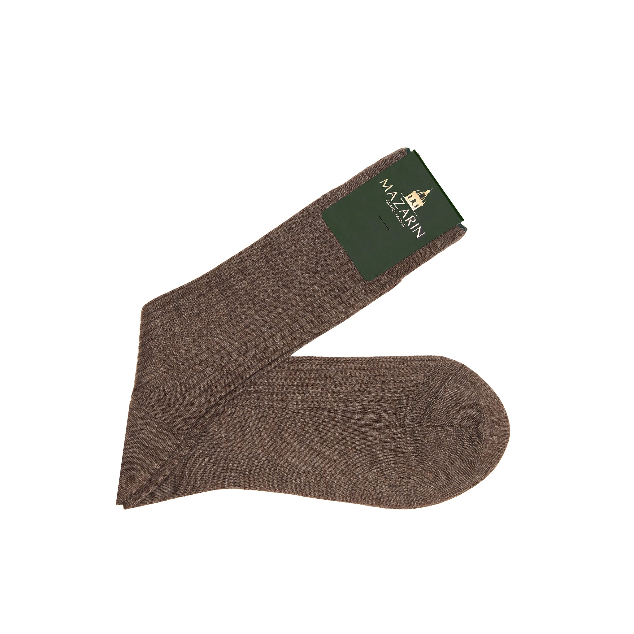 Dunkles Taupe - Kaschmir & Seide