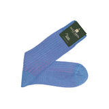 Sky Blue &amp; Raspberry - Super-strong Cotton lisle