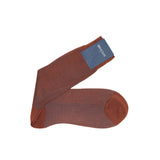 Brown &amp; Blue - Cotton lisle