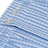 Boxer Shorts – Sky Blue & White Vichy Check – Cotton