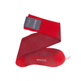 Red & Sky Blue - Cotton Lisle