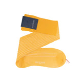 Yellow & White - Cotton Lisle