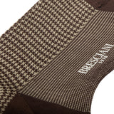 Chocolat & Beige - Pied-de-poule - Fil d'Écosse