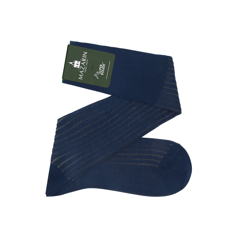 Steel Blue & Light Grey – Super-durable Lisle Cotton