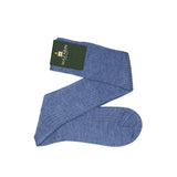 Stahlblau - Kaschmir & Seide